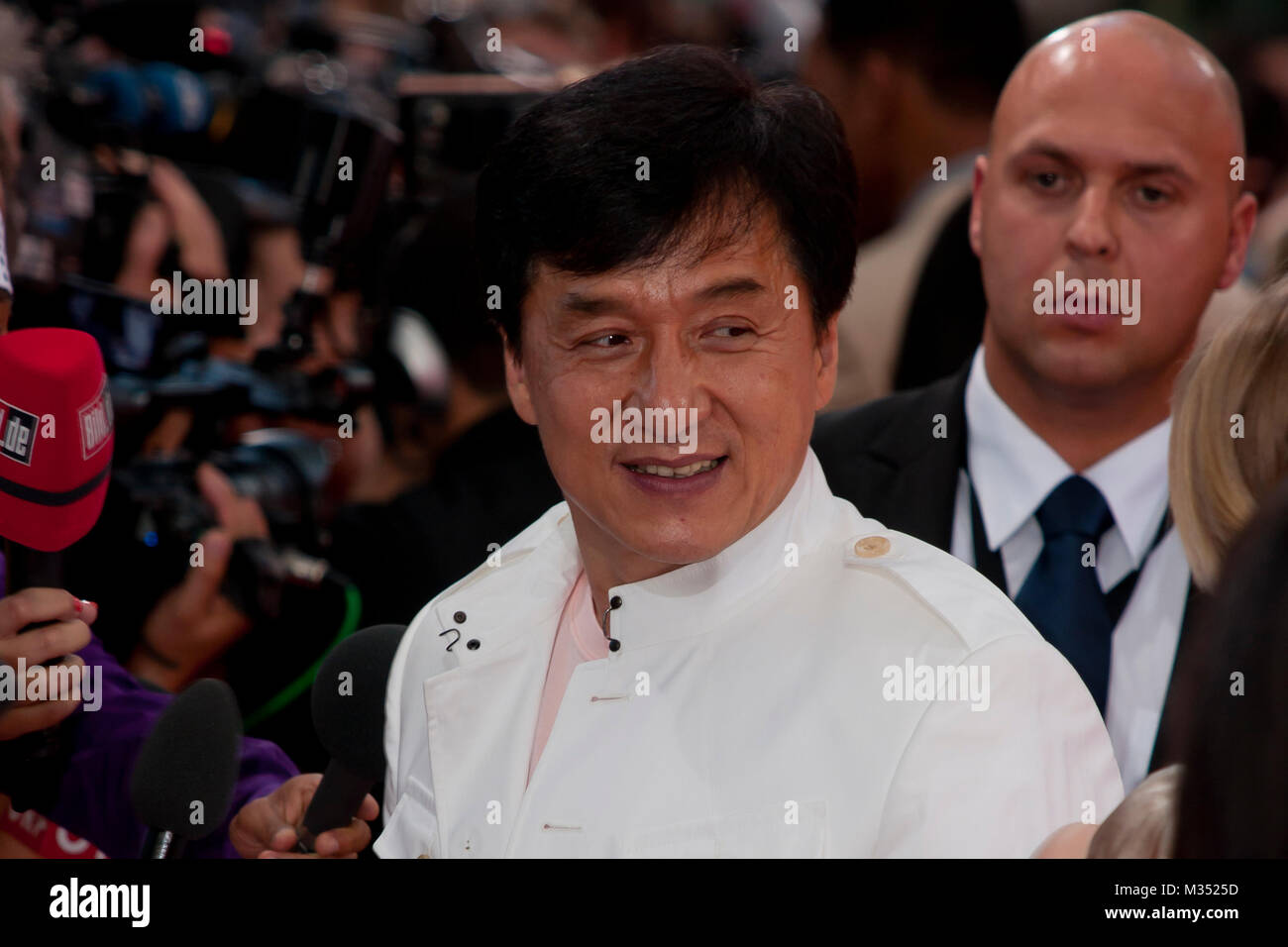 Jackie Chan bei der KARATE KID Deutschlandpremiere im Sony-Center Berlin am 19.07.2010 Stock Photo
