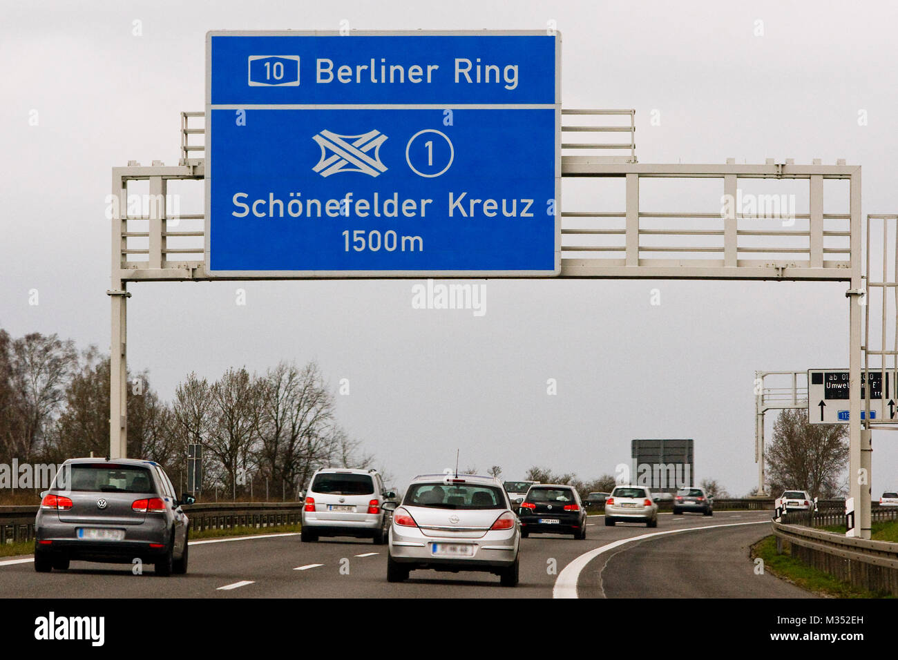 Autobahn BAB 10 Berliner Ring Stock Photo - Alamy