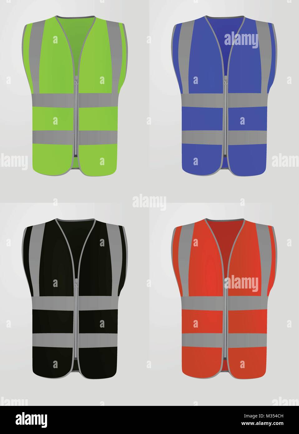 Safety vest. vector illustration Stock Vector