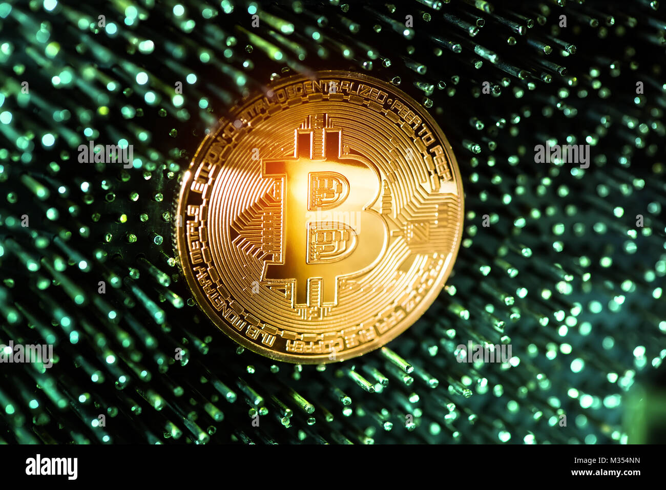 Bitcoin digital currency or Virtual money Stock Photo Alamy