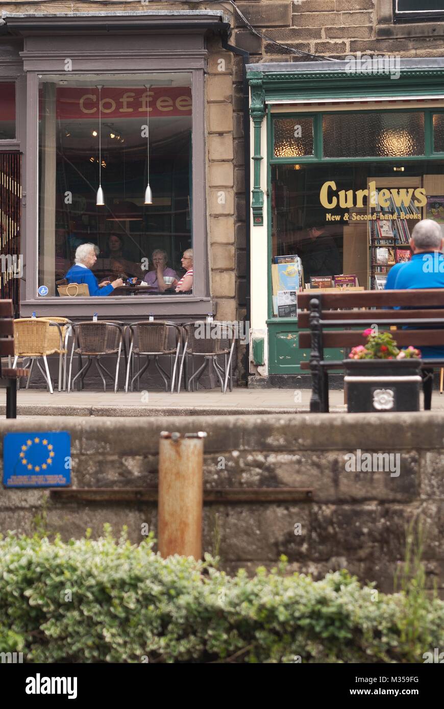 Shops, Barnard Castle, County Durham Stock Photo Alamy