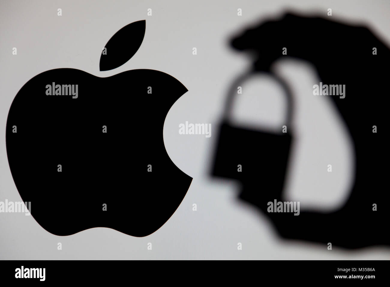 apple logo silhouette