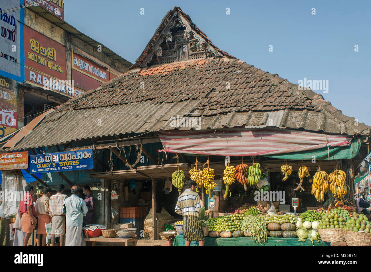 market, kottayam, Kerala, India, Asia Stock Photo Alamy
