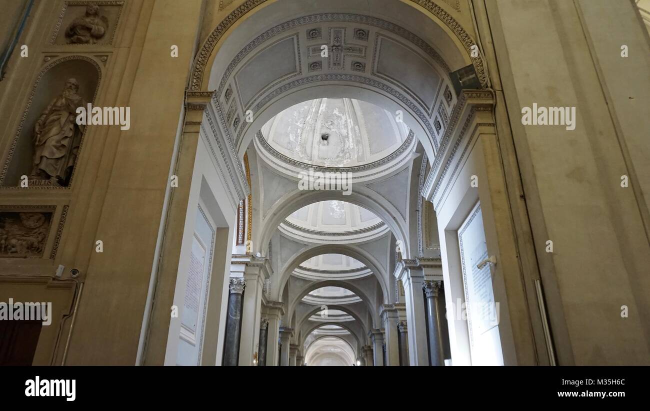 Palermo, Sicily, Italy - inside the cathedral Maria Santissima Assunta Stock Photo