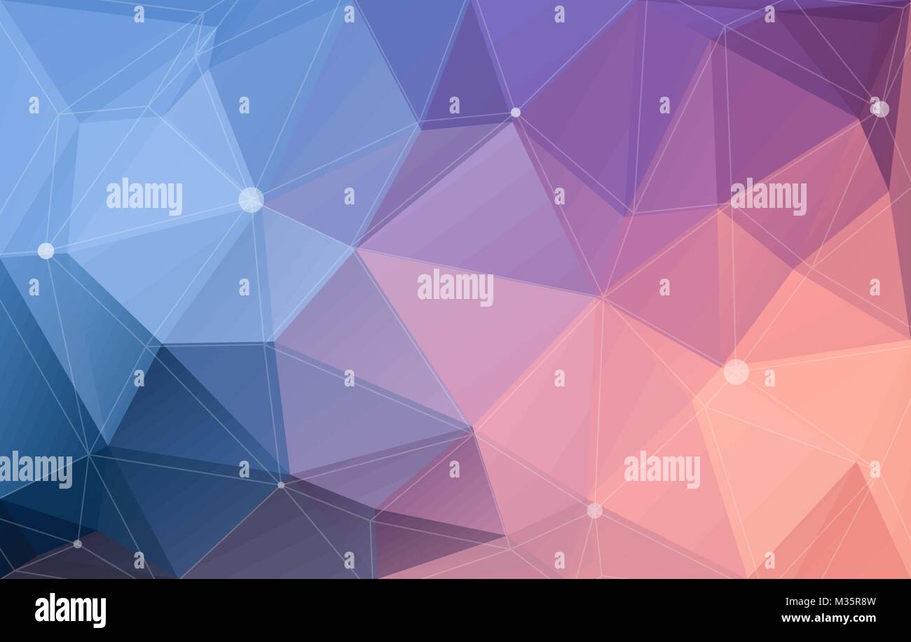Abstract Colorful Vector Background With Triangles Stock Vector
