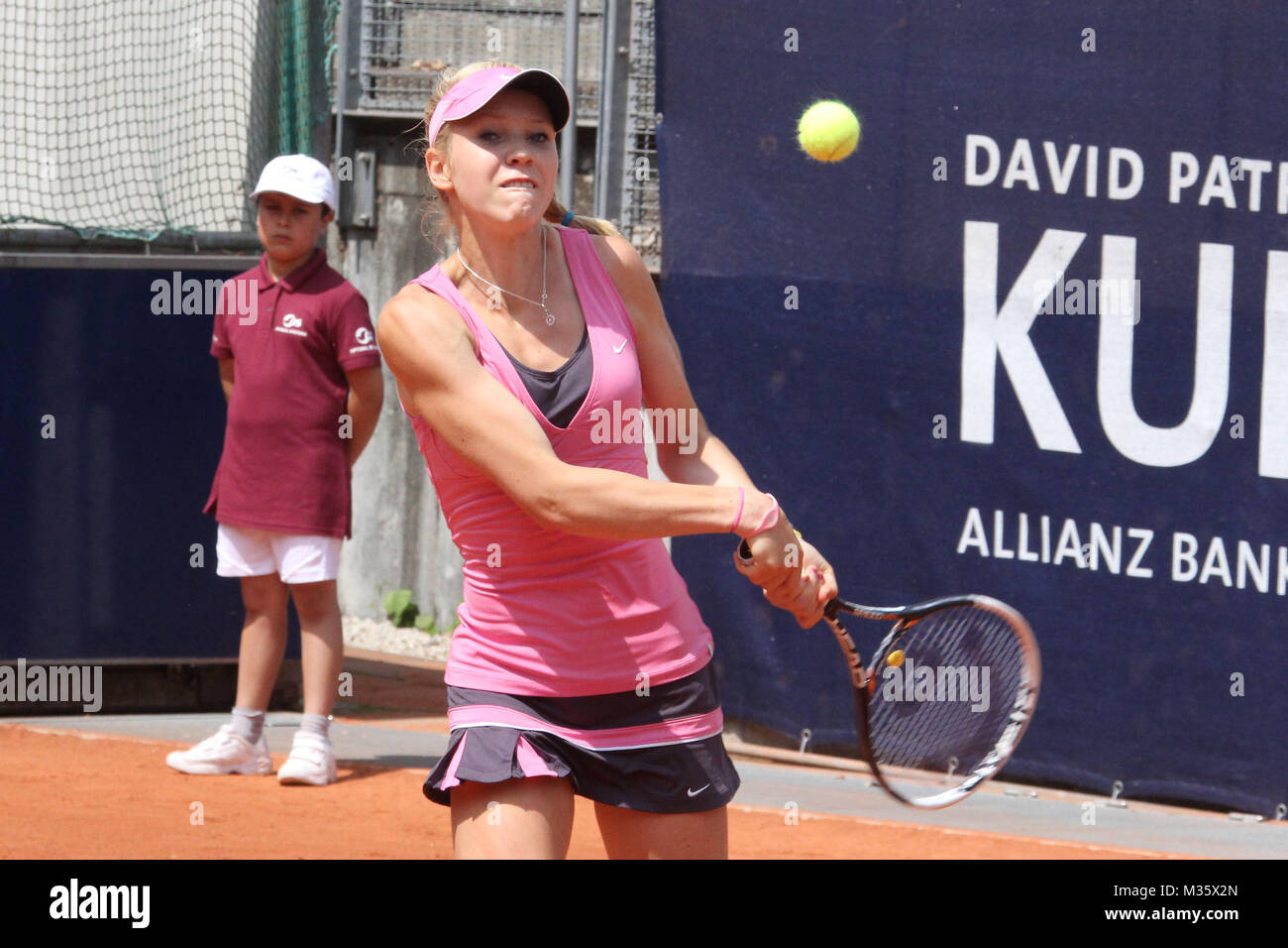 Katharina HOBGARSKI (GER) , Allianz Kundler German Juniors, Halbfinale Einzel  Finale Doppel, Berlin, 13.07.2013 Stock Photo