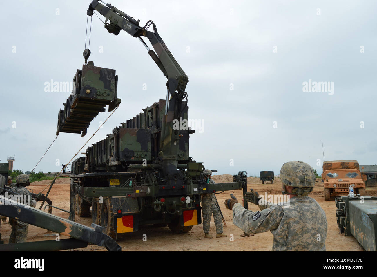 Soldiers Conduct Guided Missile Transporter Training During Exercise