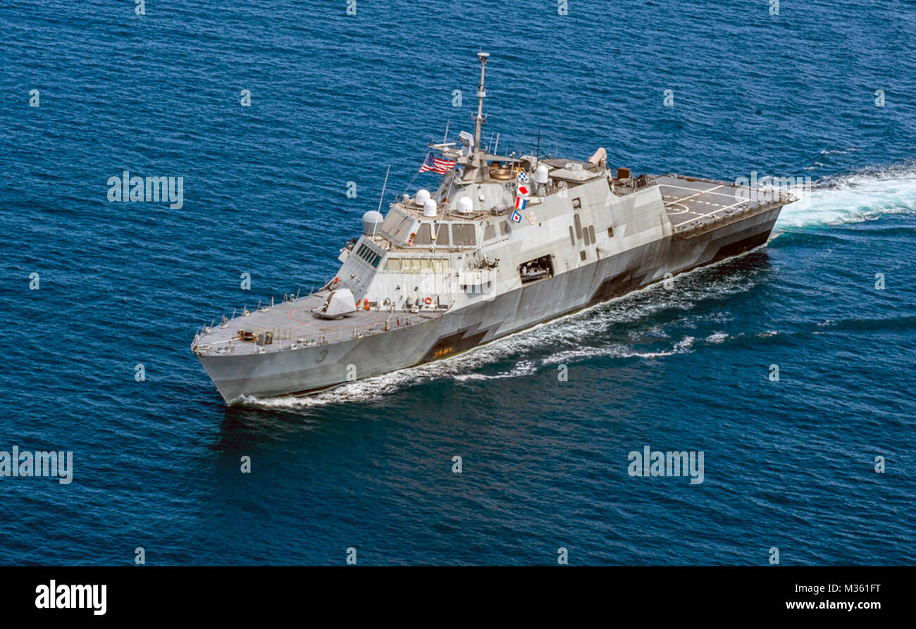 150819-N-MK881-304 SULU SEA (August 19, 2015) The littoral combat ship USS Fort Worth (LCS 3) assembles in formation with ships from the Royal Malaysian Navy as part of Cooperation Afloat Readiness and Training (CARAT) Malaysia 2015. CARAT is an annual, bilateral exercise series with the U.S. Navy, U.S. Marine Corps and the armed forces of nine partner nations. (U.S. Navy photo by Mass Communication Specialist 2nd Class Joe Bishop/Released) Cooperation Afloat Readiness and Training Underway in the Sulu Sea by #PACOM Stock Photo