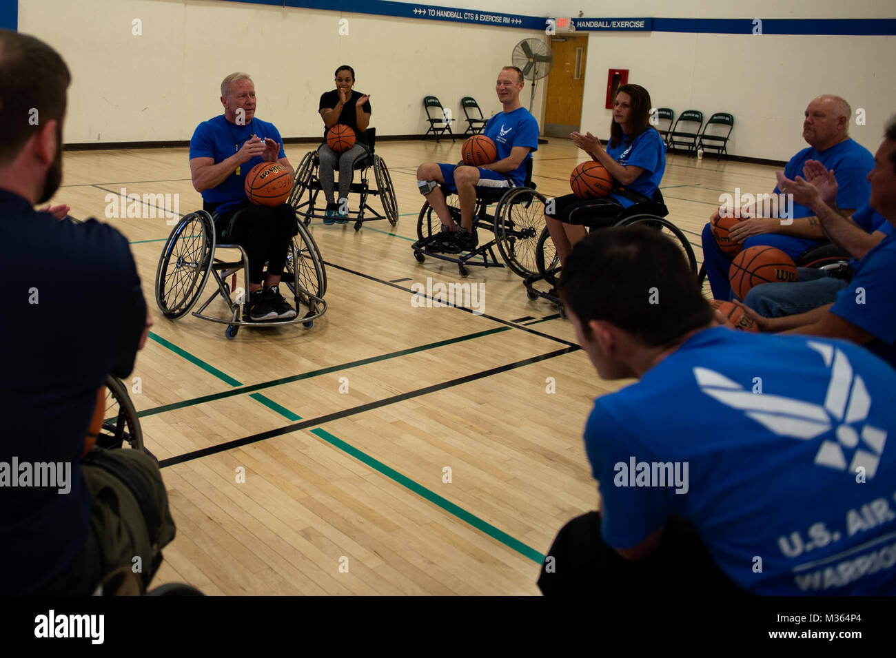 Mark Shepherd, Air Force Wounded Warrior wheelchair basketball head