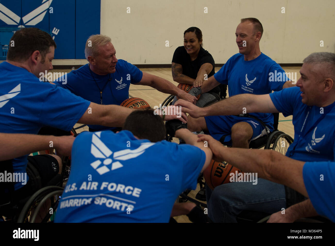 Mark Shepherd, Air Force Wounded Warrior wheelchair basketball head