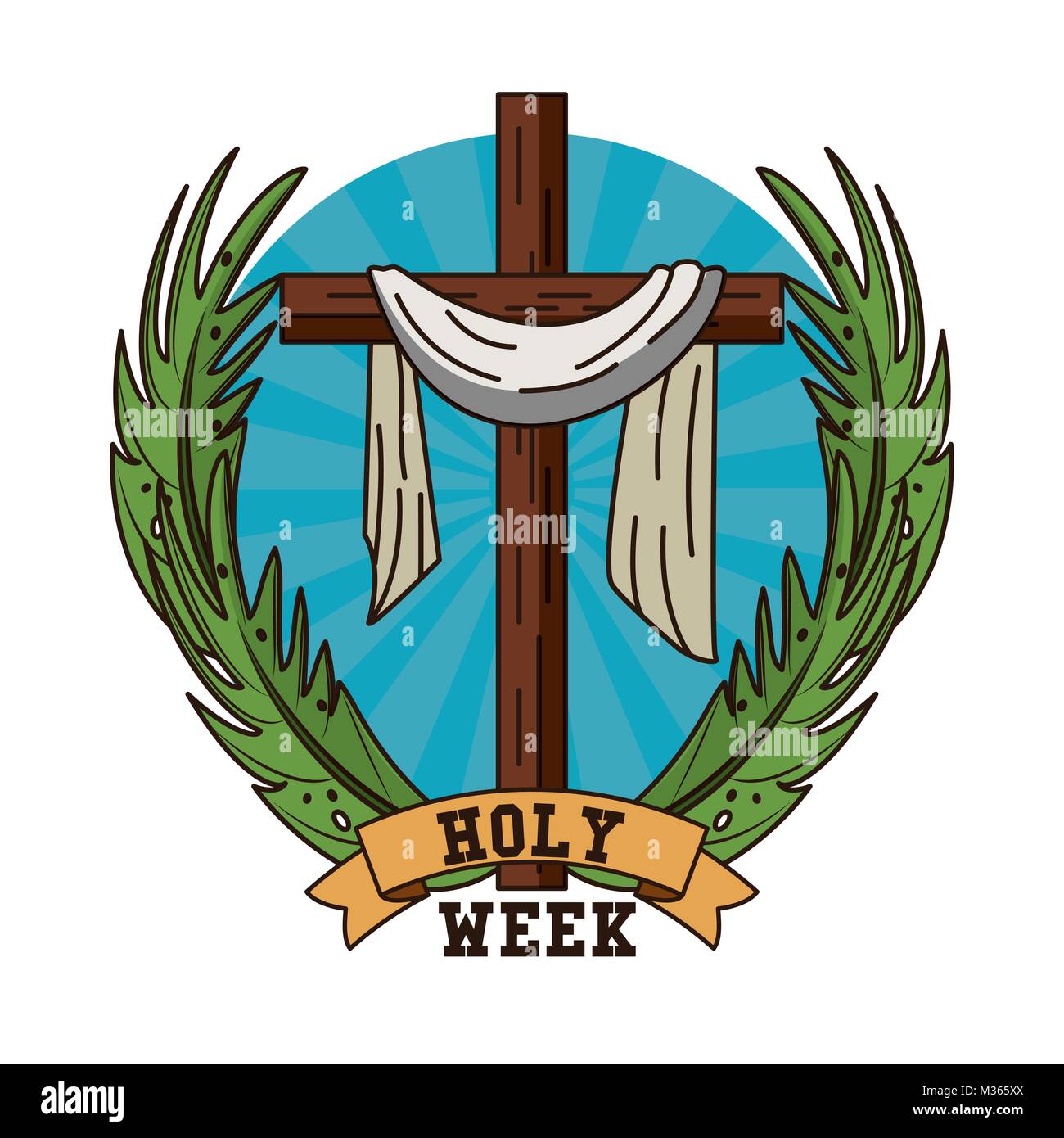 Holy week catholic tradition Stock Vector Image & Art Alamy
