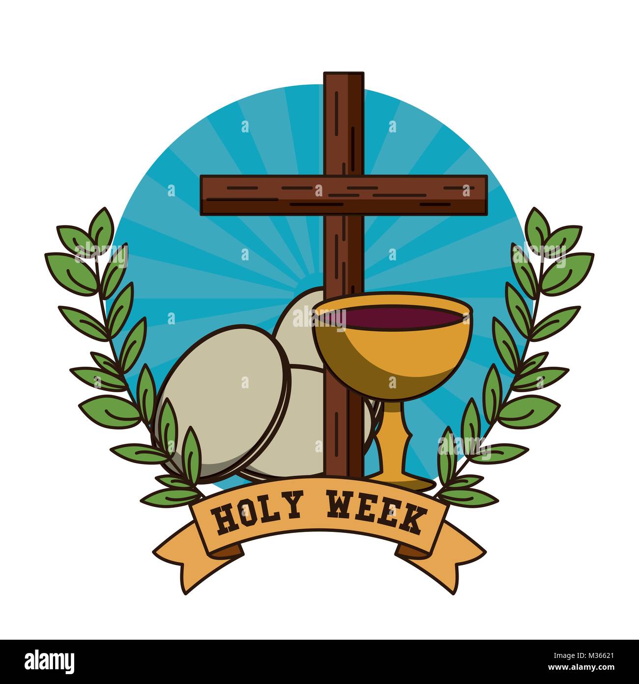 Holy week catholic tradition Stock Vector Image & Art - Alamy