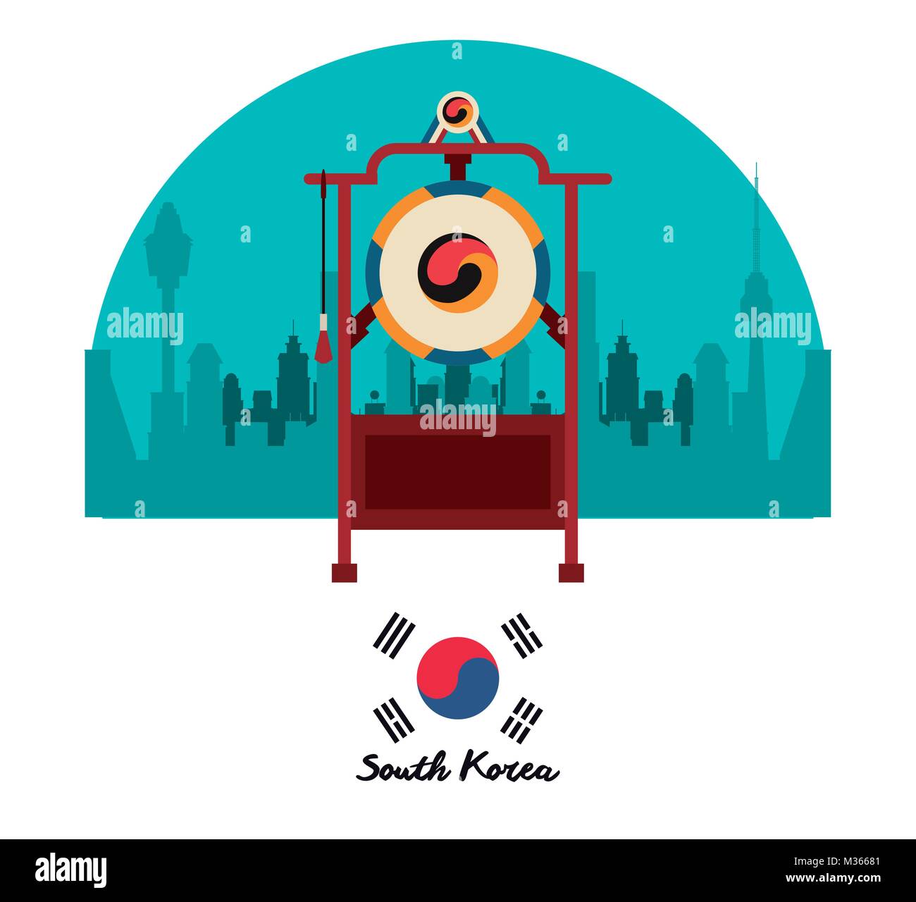 South korea culture Stock Vector Image & Art Alamy