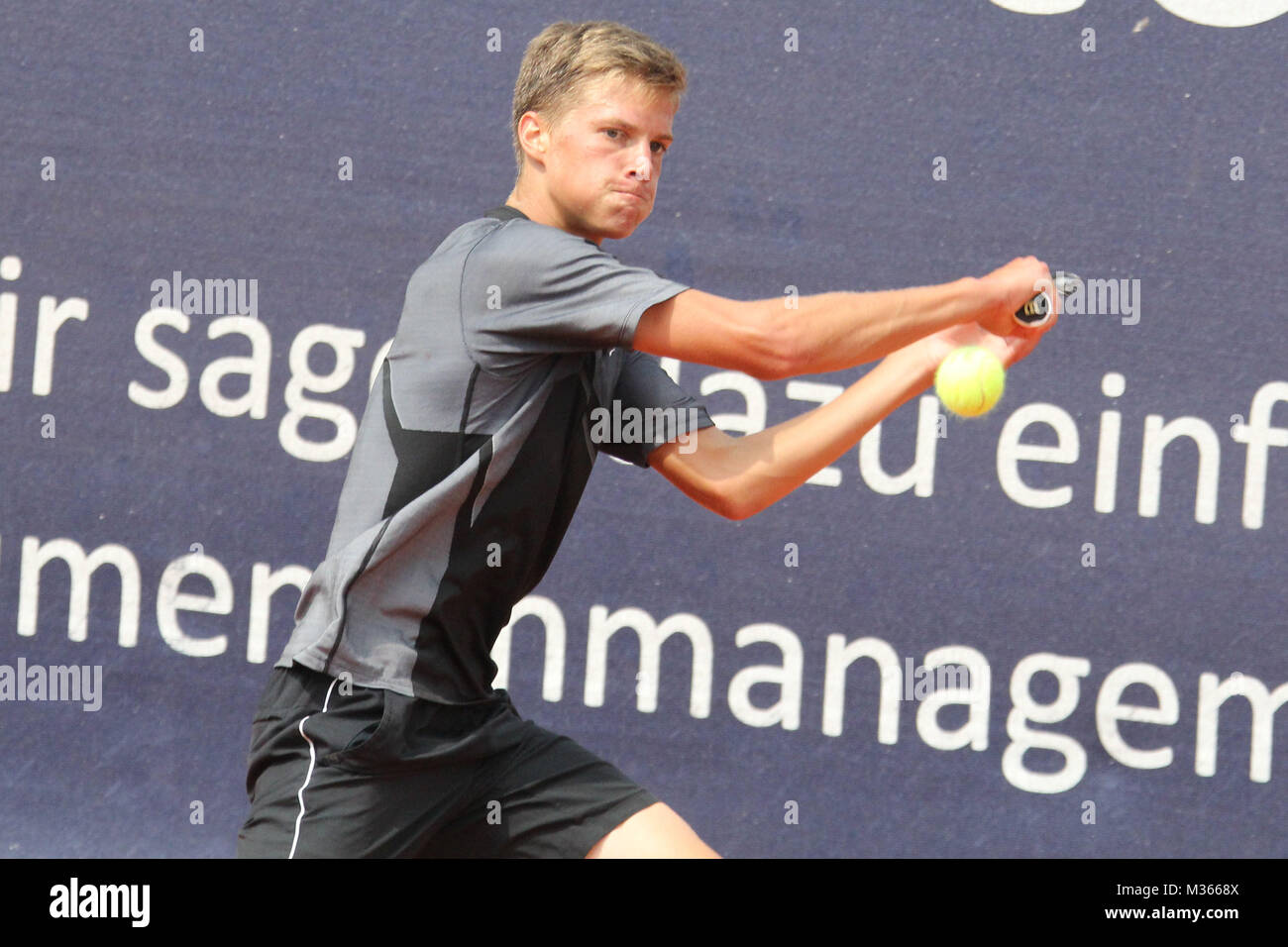 Nino SERDARUSIC (CRO), Allianz Kundler German Juniors, Halbfinale Einzel  Finale Doppel, Berlin, 13.07.2013 Stock Photo