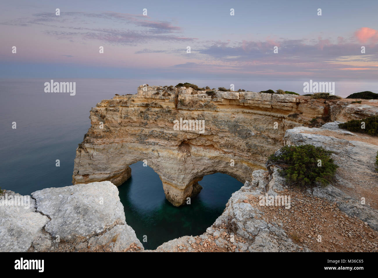 Algarve, Portugal. Nature celebrates Valentine's Day. Amazing seascape ...