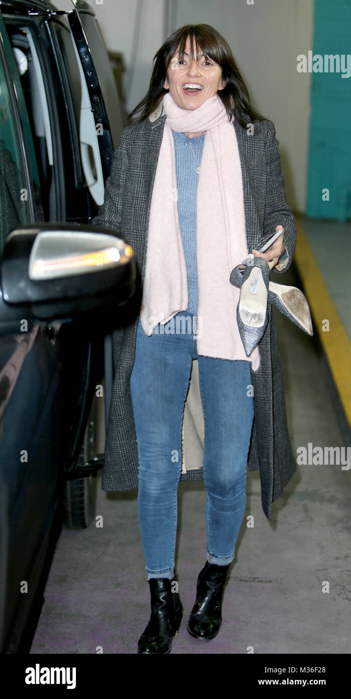 Davina McCall outside ITV Studios Featuring: Davina McCall Where
