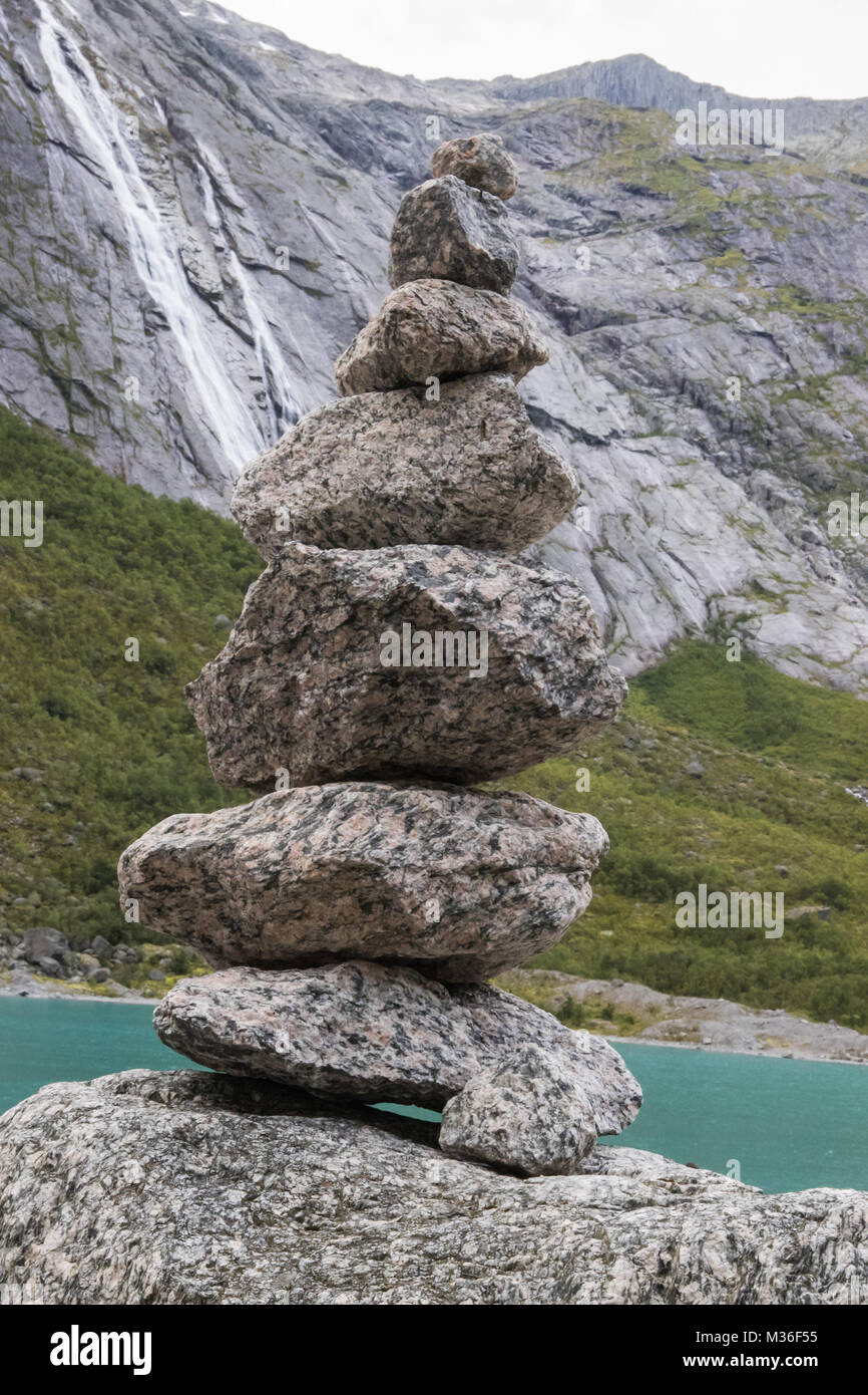 Stone rock norway stack mountain hi-res stock photography and images ...