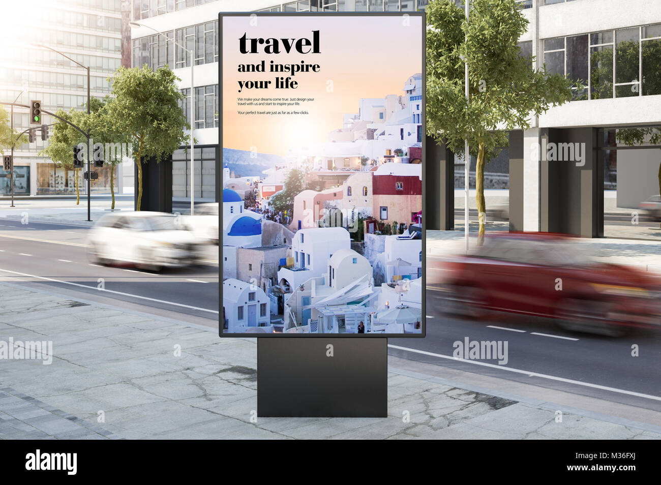 Sign travel tourism billboard advertising advert marketing hires stock photography and images