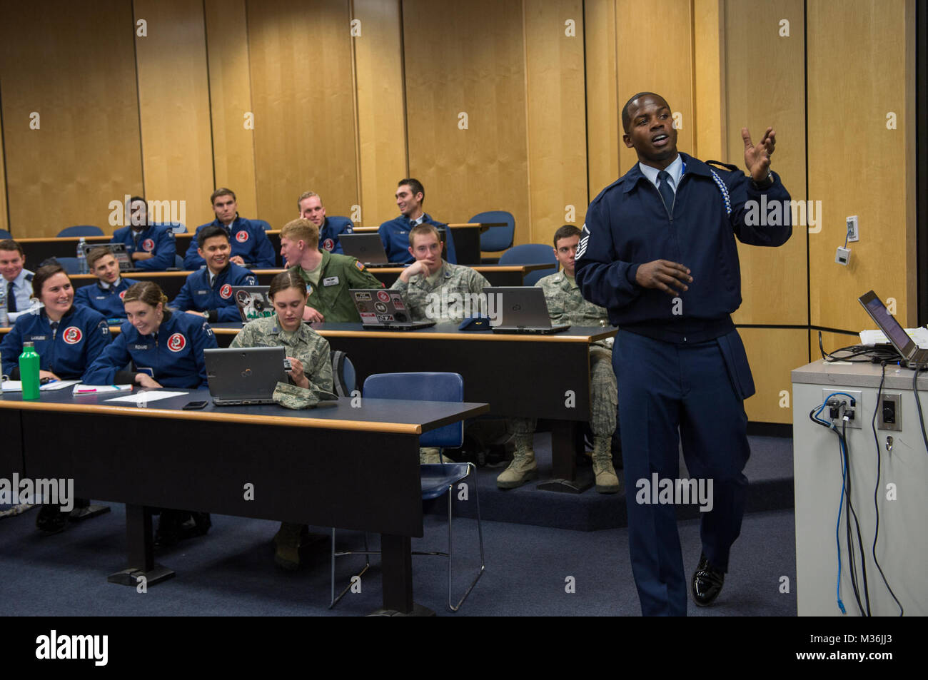 Master Sgt. Christopher Dooley, U.S. Air Force Academy military trainer ...