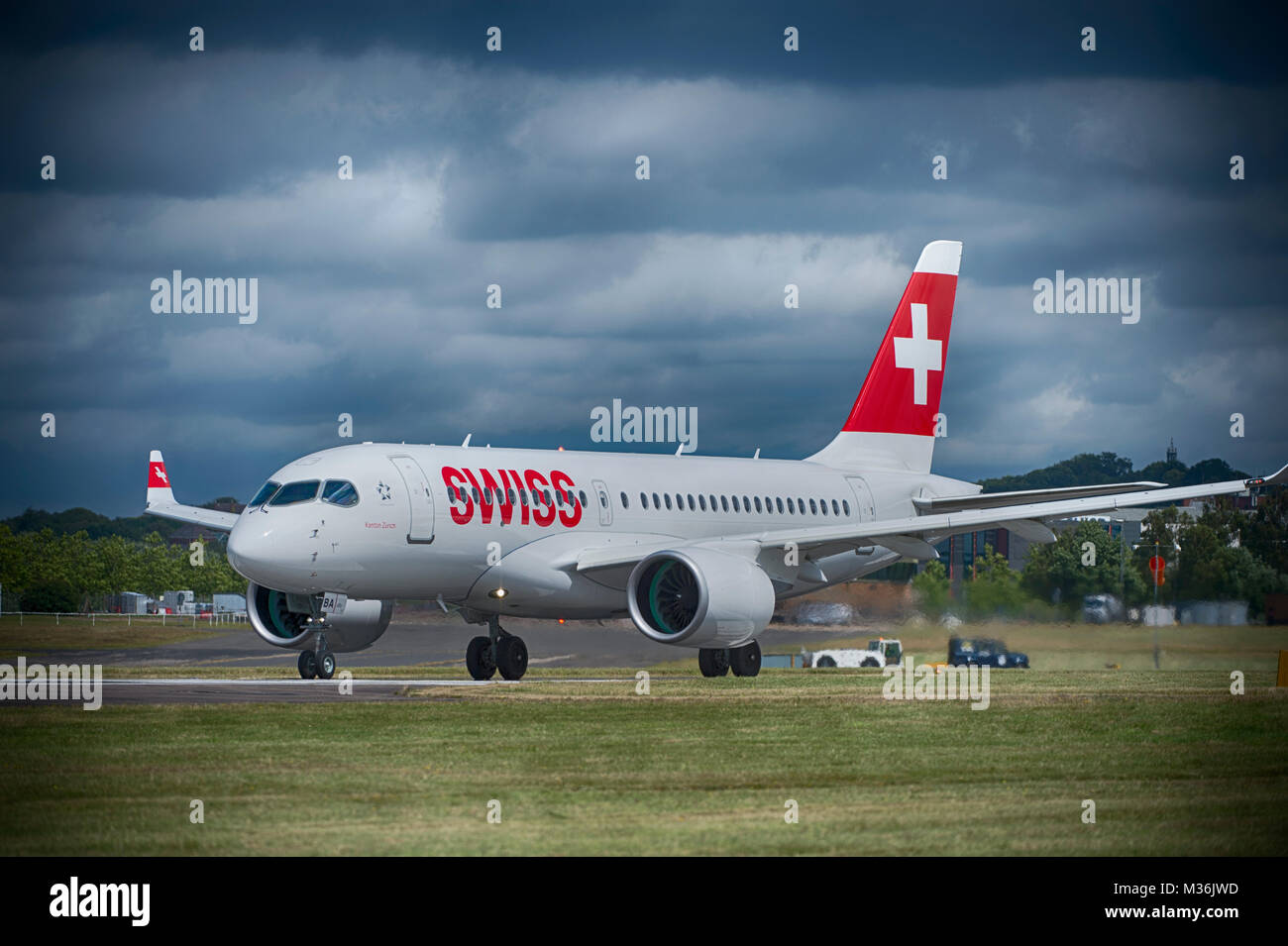 Bombardier S First 125 Seat Cs100 Aircraft Supplied To Airline Stock Photo Alamy Bombardier S First 125 Seat Cs100 Aircraft Supplied To Airline Stock Photo Alamy
