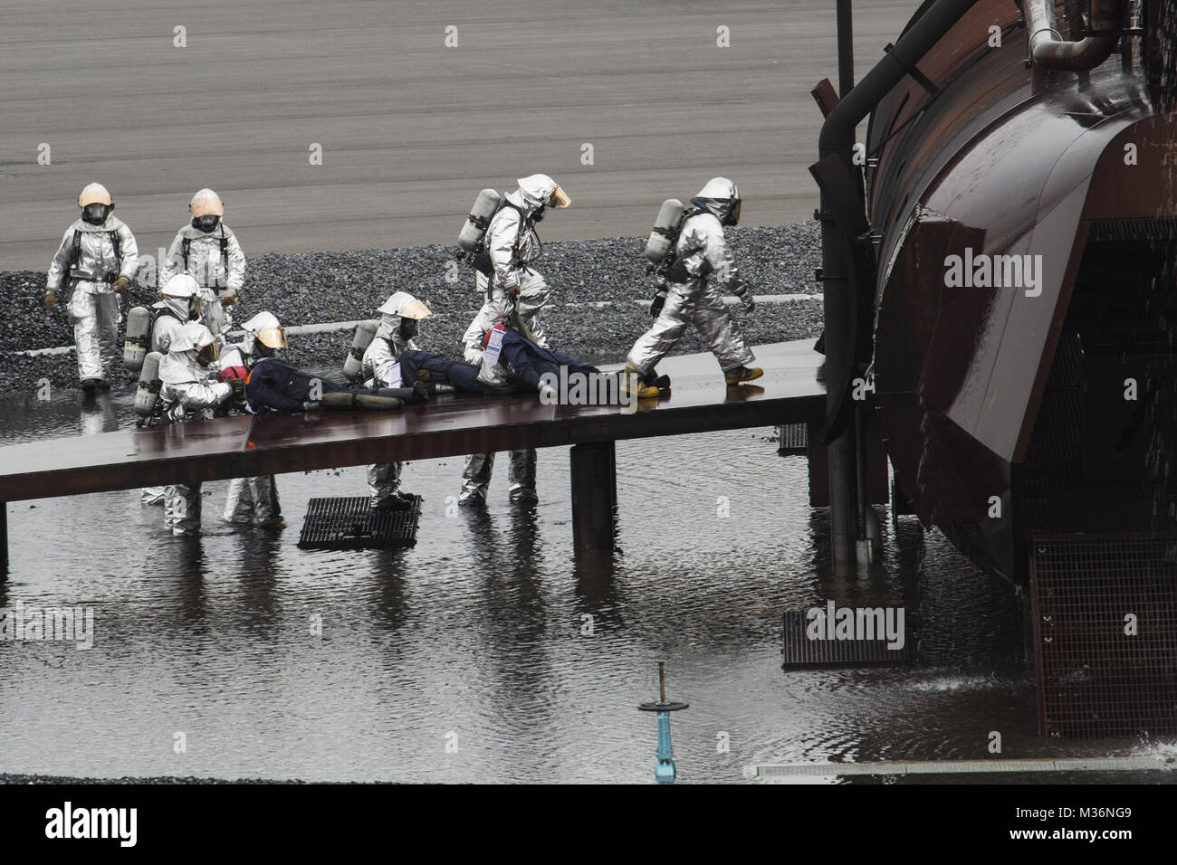 Mass casualty exercise assesses air station's response ability by # ...