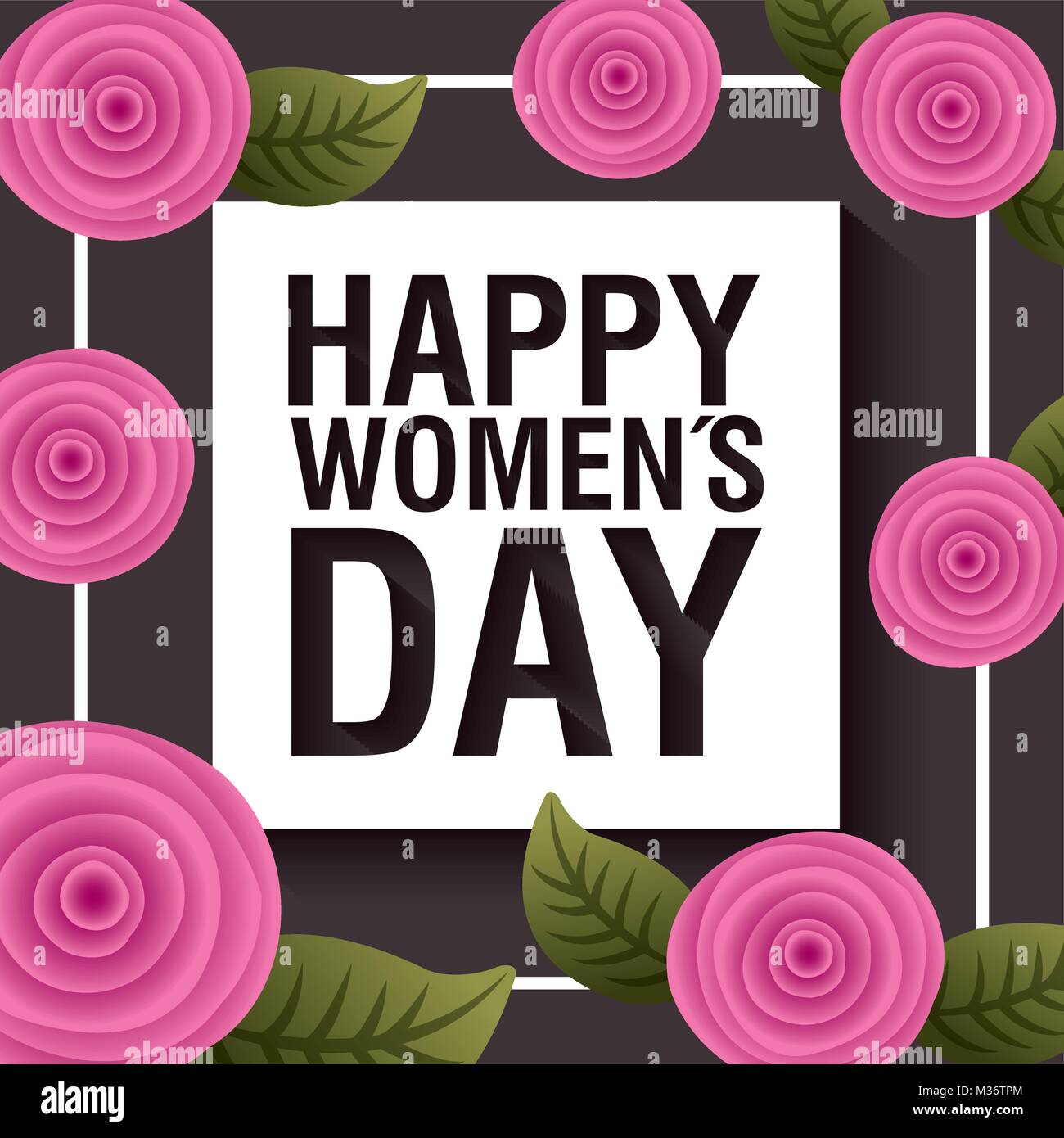 happy womens day celebration Stock Vector