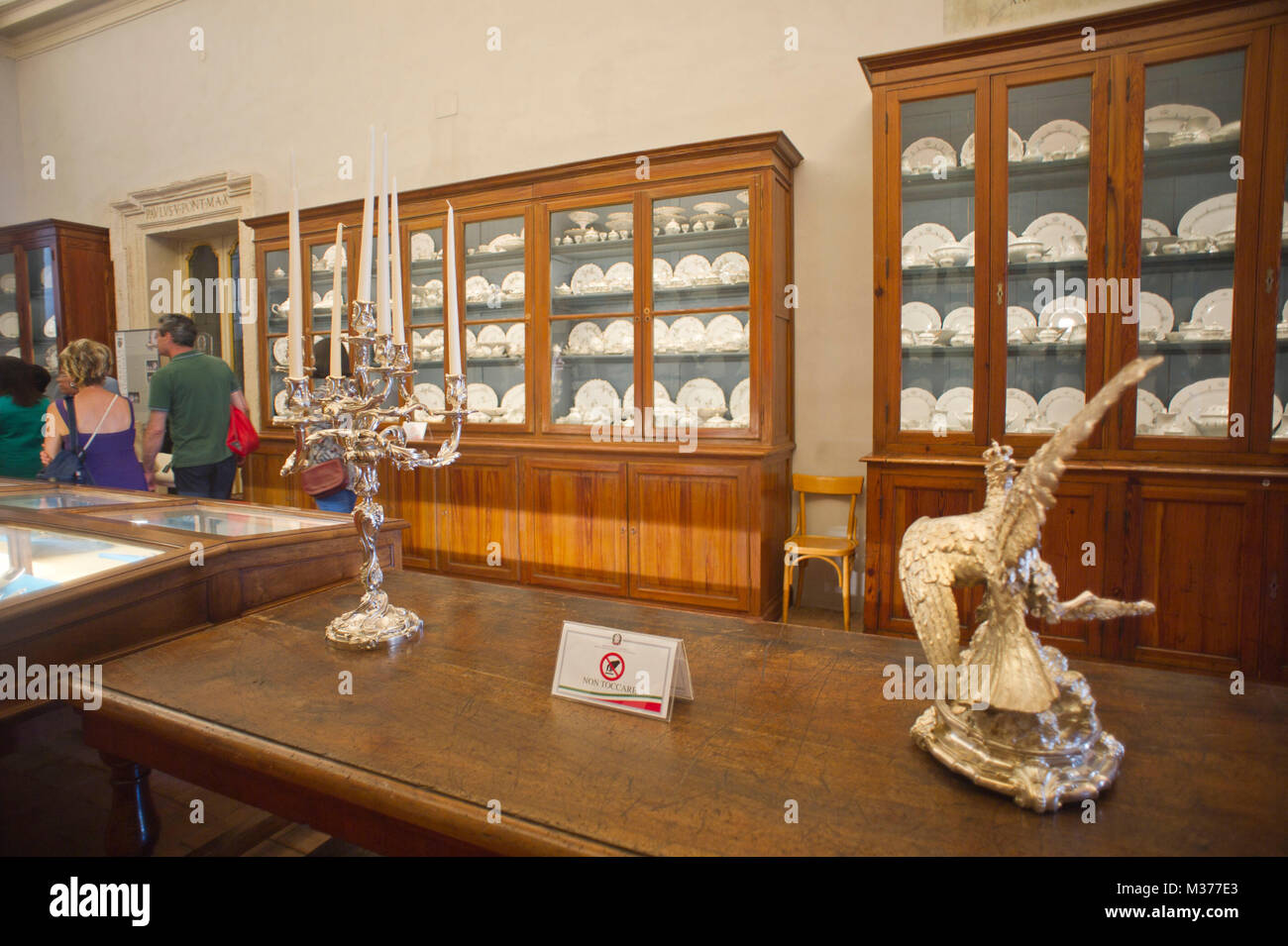 Europe, Italy, Latium, Rome, Rome, Palace of the Quirinale, built on the hill of the same name, former residence - Stock Image