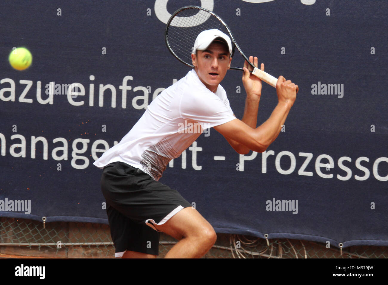 Paul WOERNER (GER) [10] , Allianz Kundler German Juniors, Viertelfinale,  12.07.2013 Stock Photo - Alamy