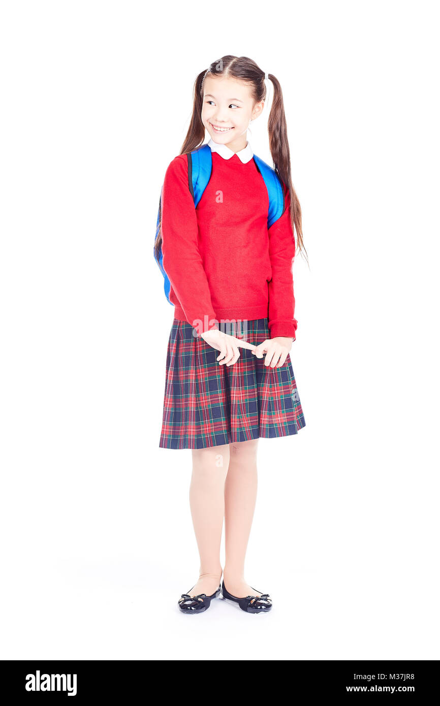 Smiling korean schoolgirl hi-res stock photography and images - Alamy