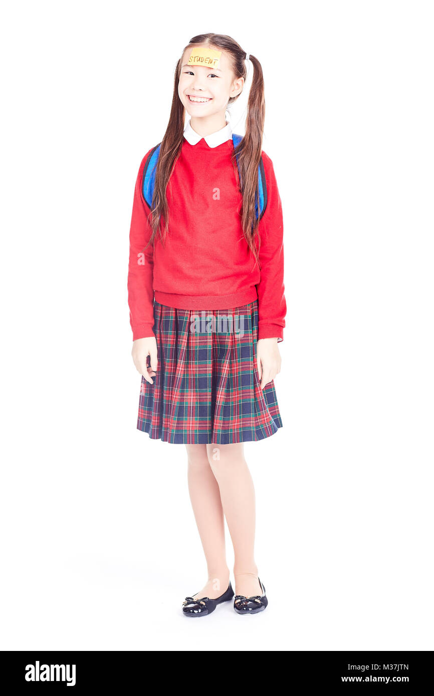 Smiling korean schoolgirl hi-res stock photography and images - Alamy