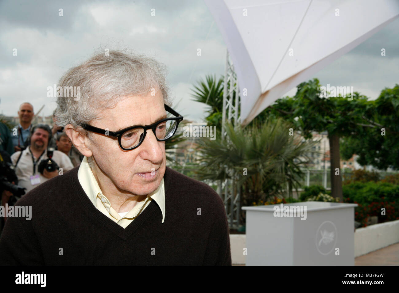 Woody Allen attending the VICKY CHRISTINE BARCELONA Cannes Press Conf. in Cannes France. May 17