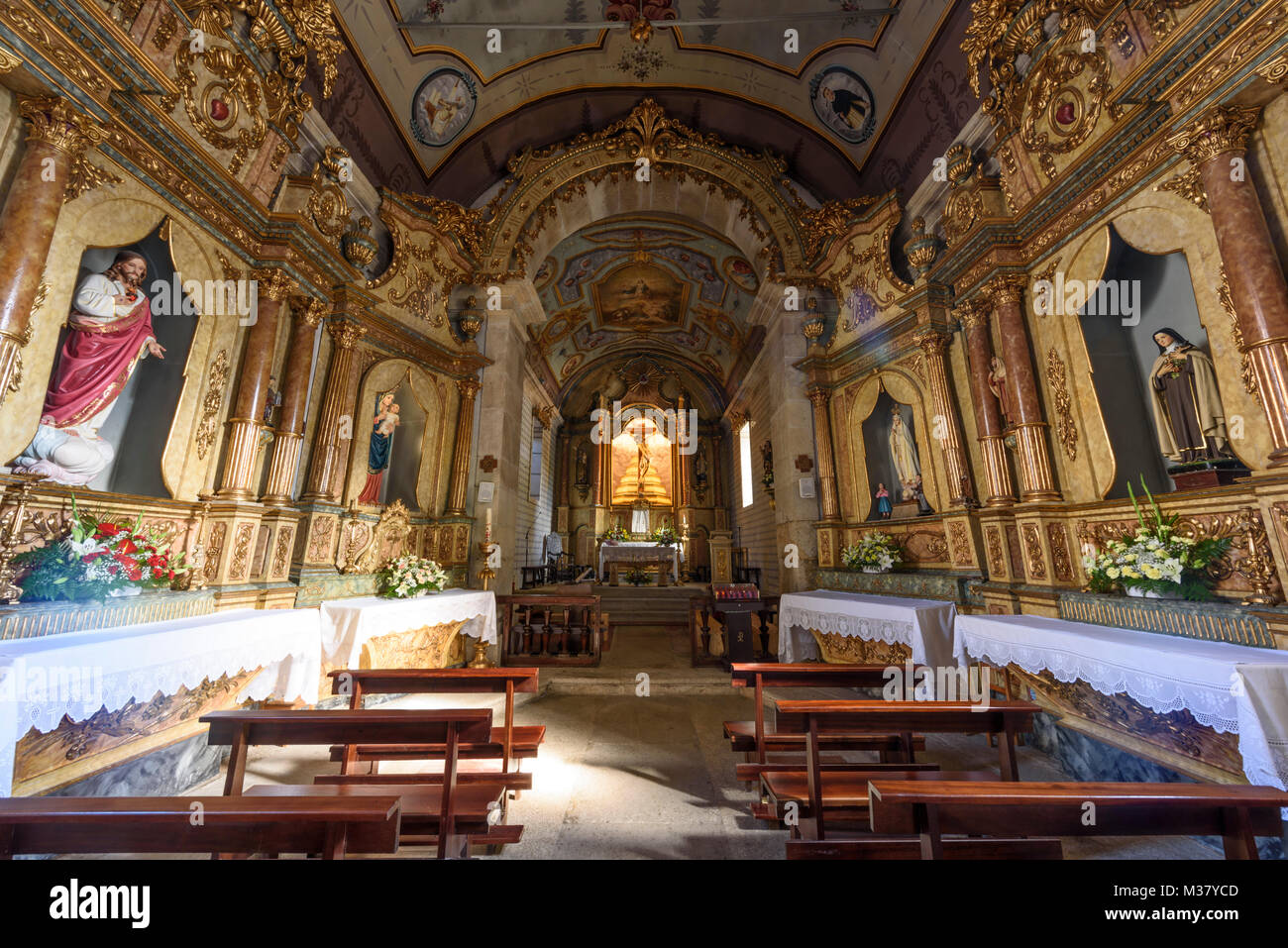 Interior of the Igreja Matriz de Alijó / Igreja de Santa Maria Maior ...