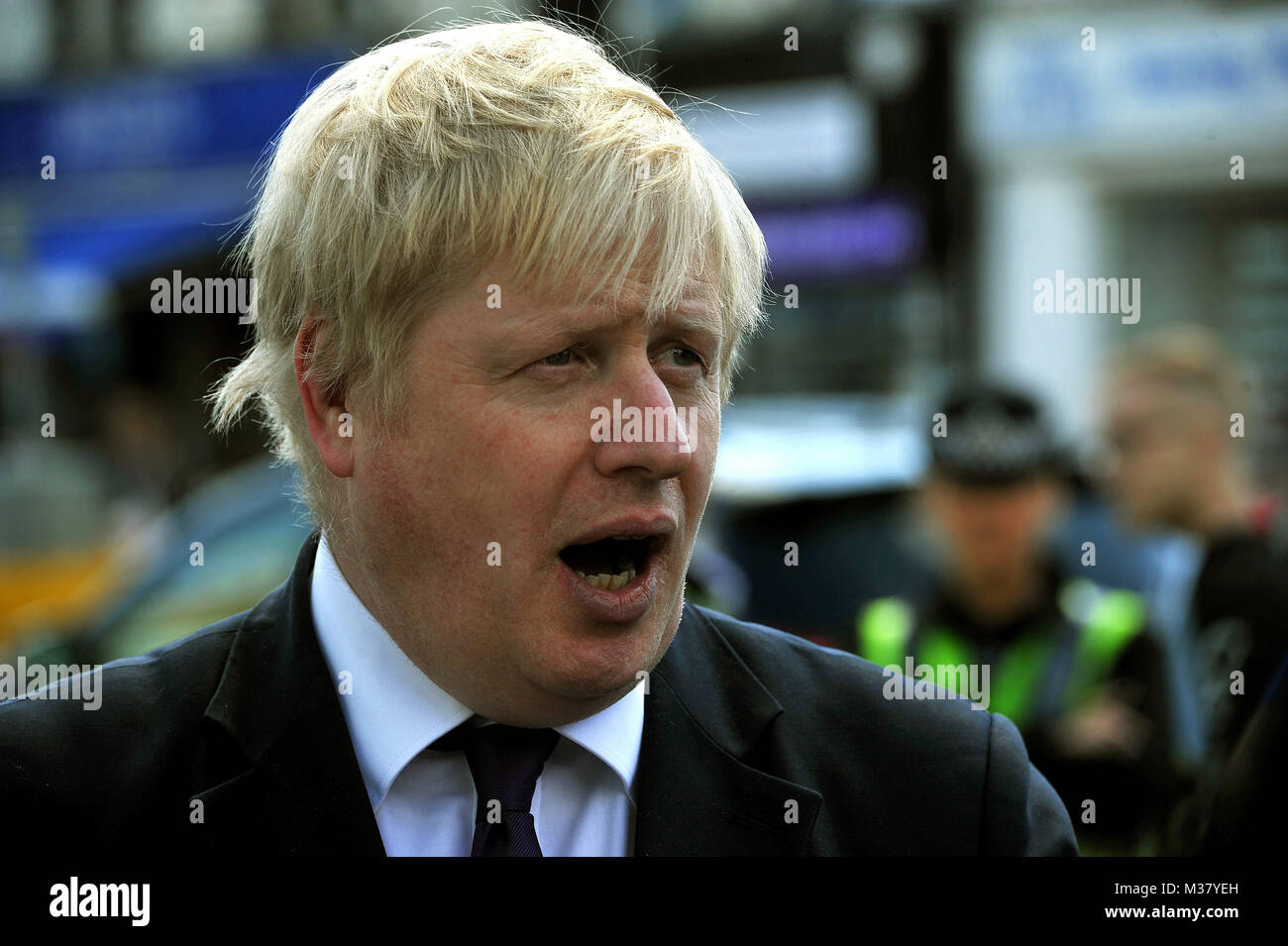 British Foreign Secretary Boris Johnson Secretary of State for Foreign and Commonwealth Affairs Stock Photo