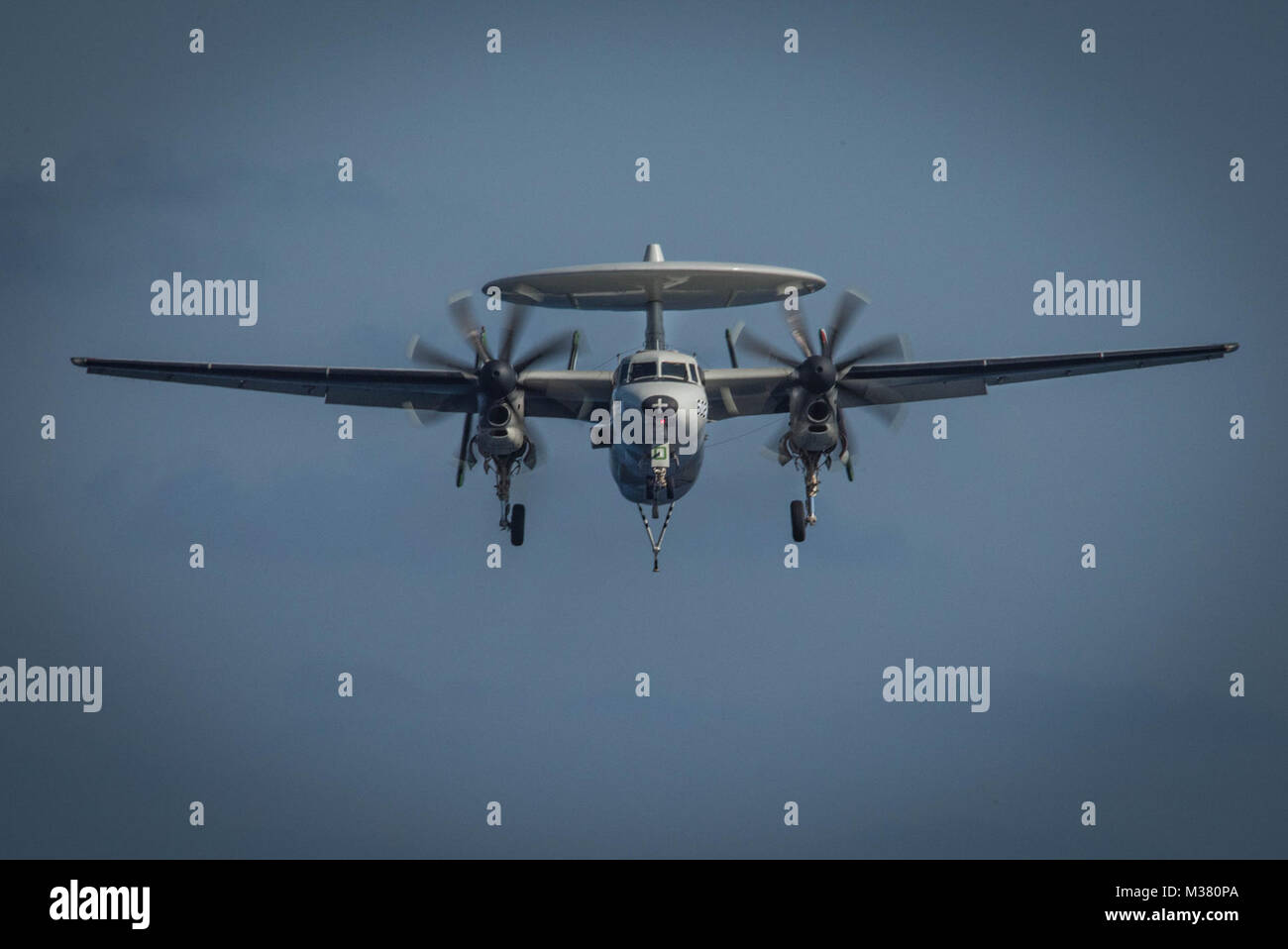 E-2C Hawkeyes participate in COMPTUEX aboard USS Theodore Roosevelt by ...