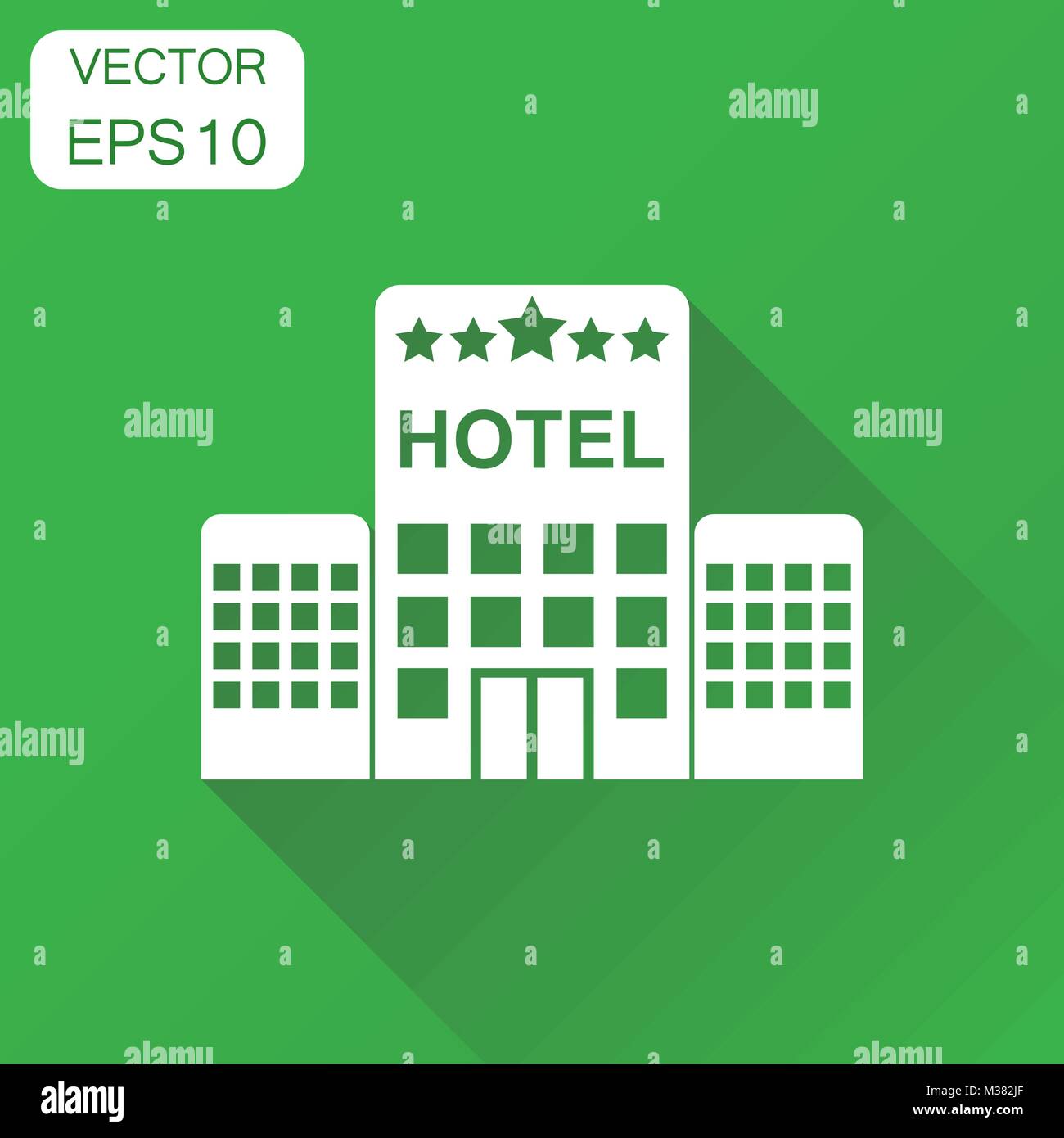 Hotel icon. Business concept hotel pictogram. Vector illustration on ...