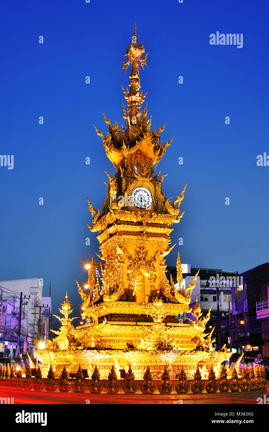Clock tower in chiang rai hi-res stock photography and images - Alamy