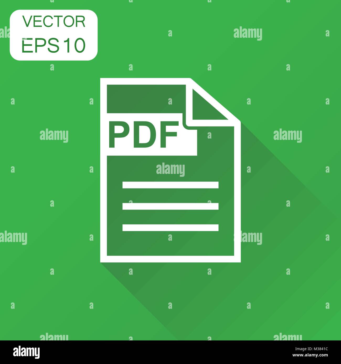 PDF format download icon. Business concept pdf pictogram. Vector