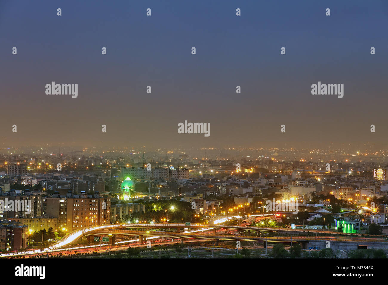Tehran Top View Tehran lights hi-res stock photography and images - Alamy