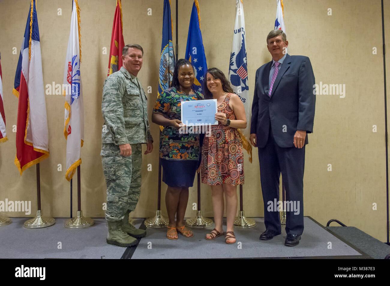 2017 ESGR Award Nominee Luncheon by Texas Military Department Stock Photo