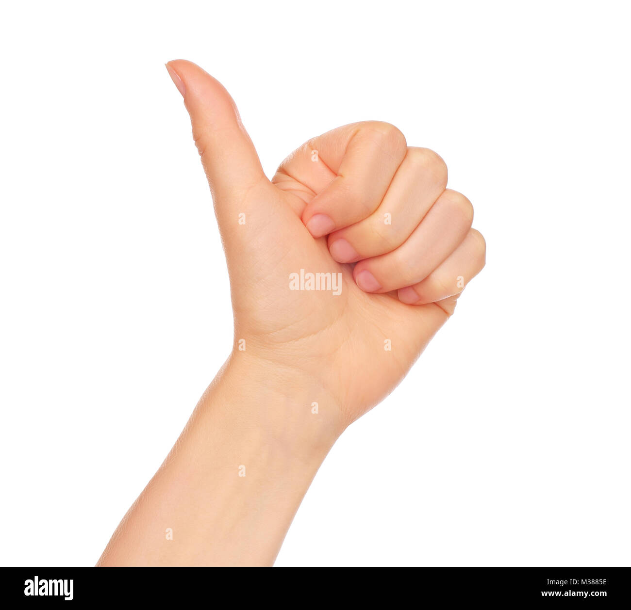 Finger sign number one Cut Out Stock Images & Pictures - Alamy
