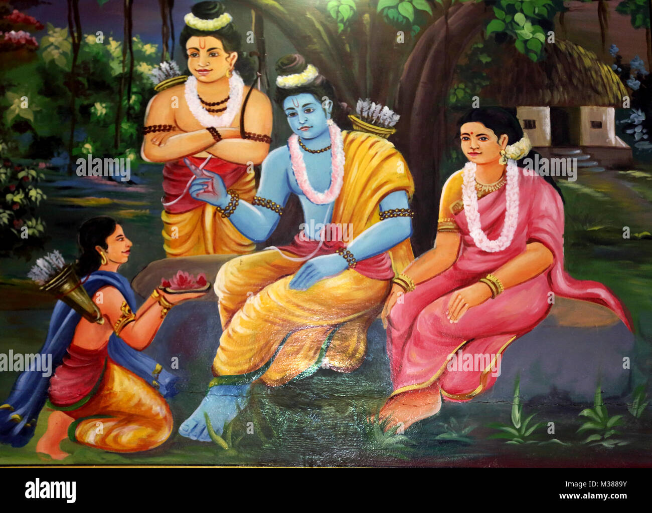 Rama sita painting hi-res stock photography and images - Alamy