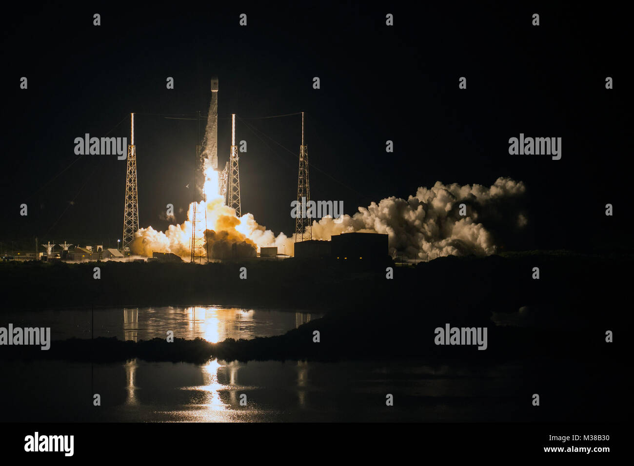 JCSAT-16 launch  s 2 Stock Photo