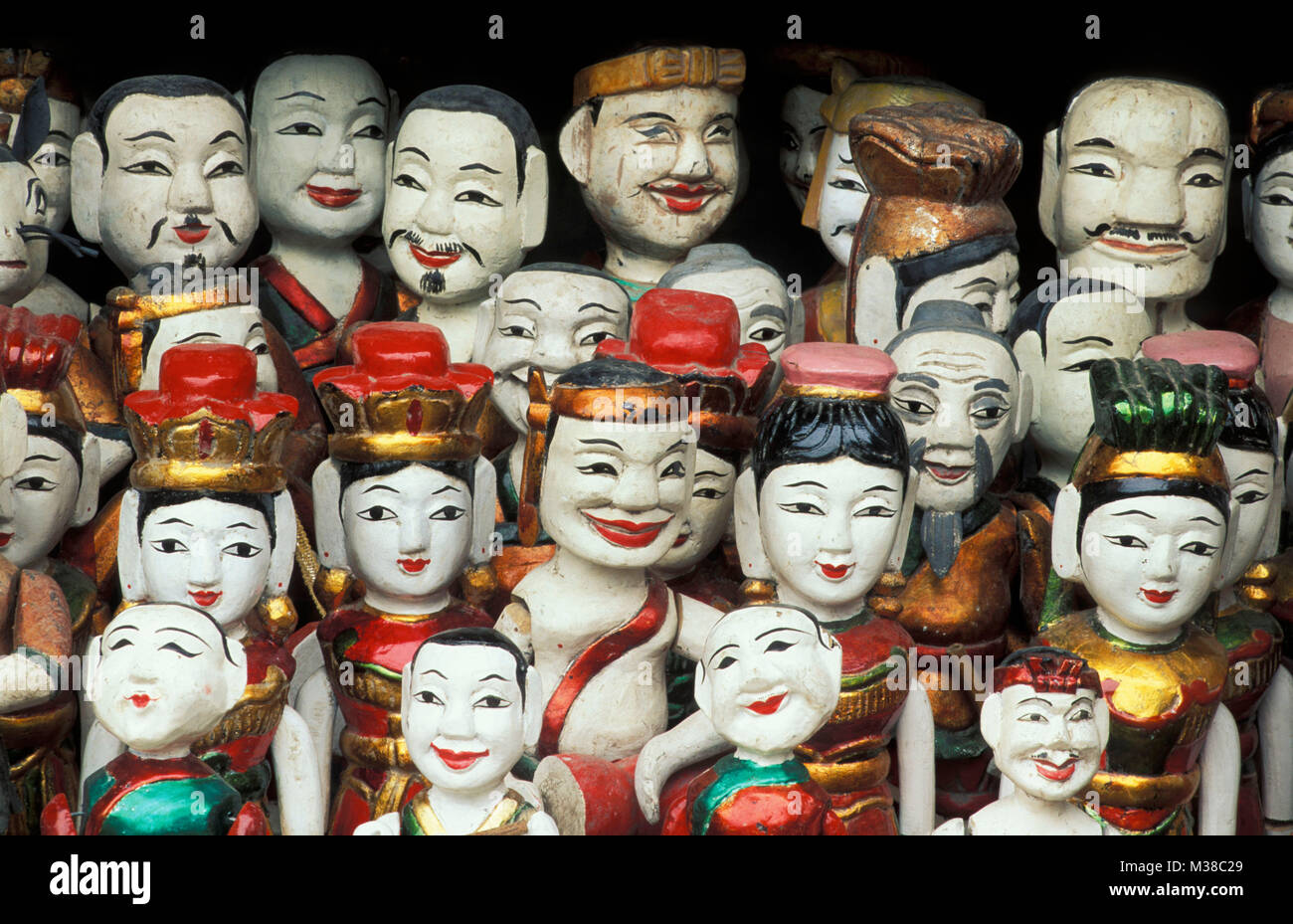 Vietnam. Hanoi. Ancient art of water puppets. Stock Photo
