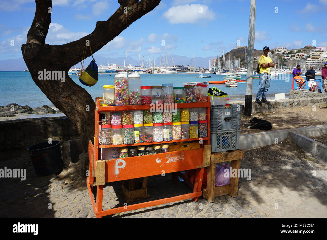 Boost with Sweets, Mindelo, Cape Verde Stock Photo