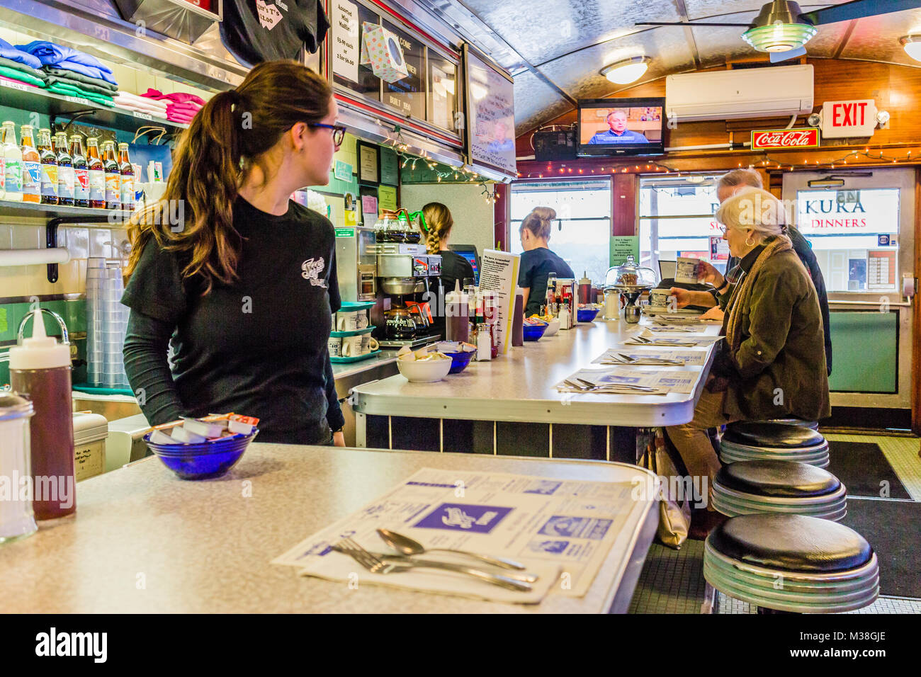 Jigger's Diner East Greenwich, Rhode Island, USA Stock Photo Alamy