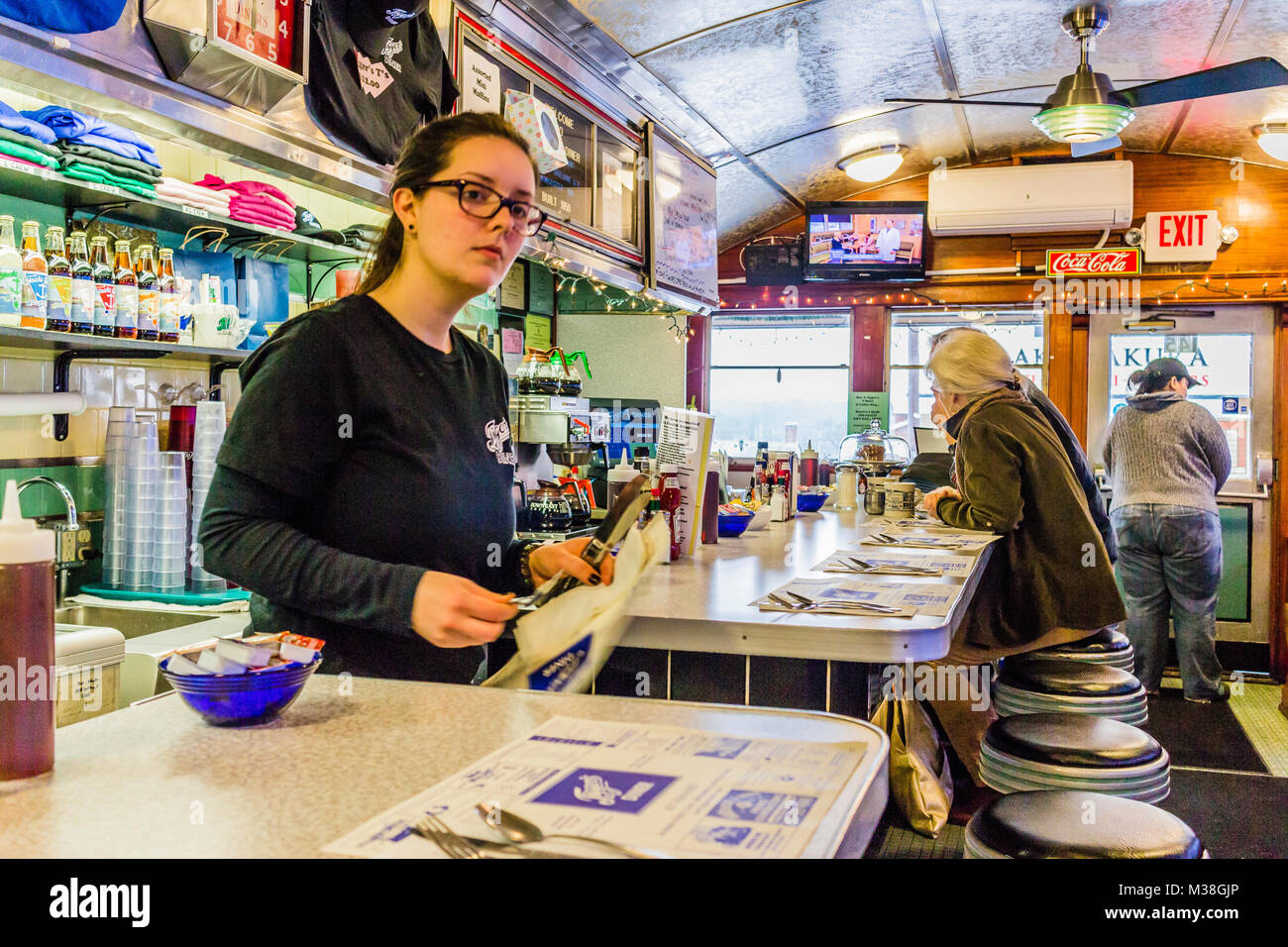 Jigger's Diner East Greenwich, Rhode Island, USA Stock Photo Alamy