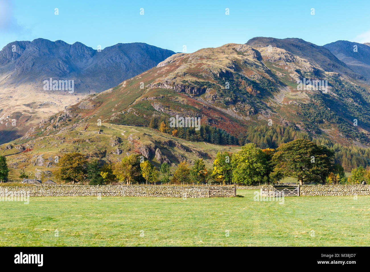 Crinkle  Crags, Langdale - Lake District Stock Photo