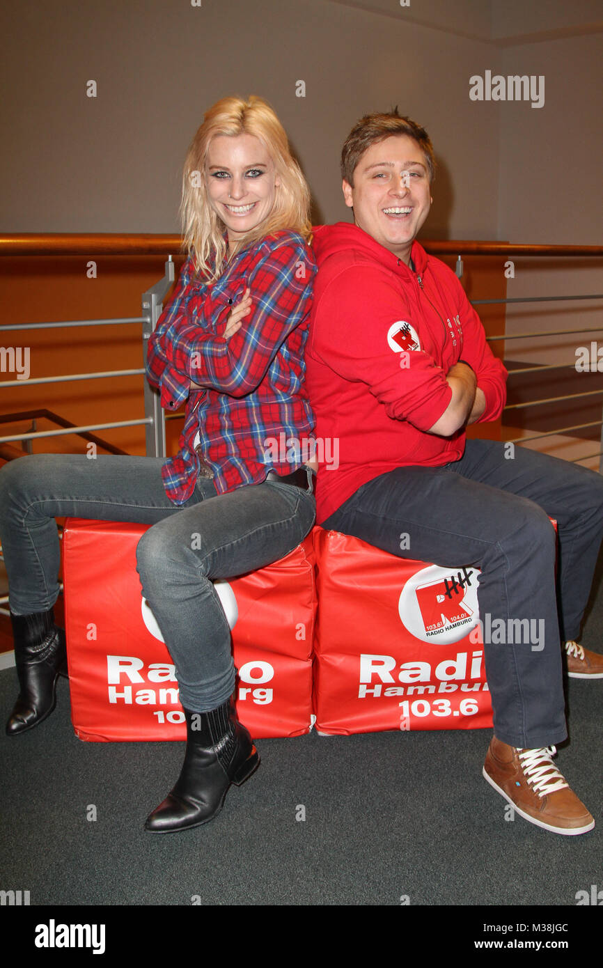 Virginia "Gin" Claire Wigmore und Moderator Andre Kuhnert, Studiobesuch