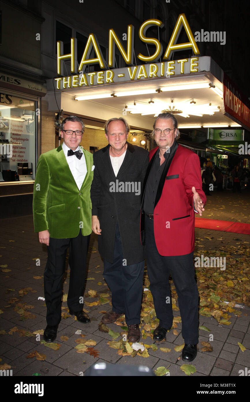 Thomas Collien, Ulrich Tukur, Ulrich Waller, Premiere Hansa Theater, Hamburg, 25.10.2012 Stock Photo