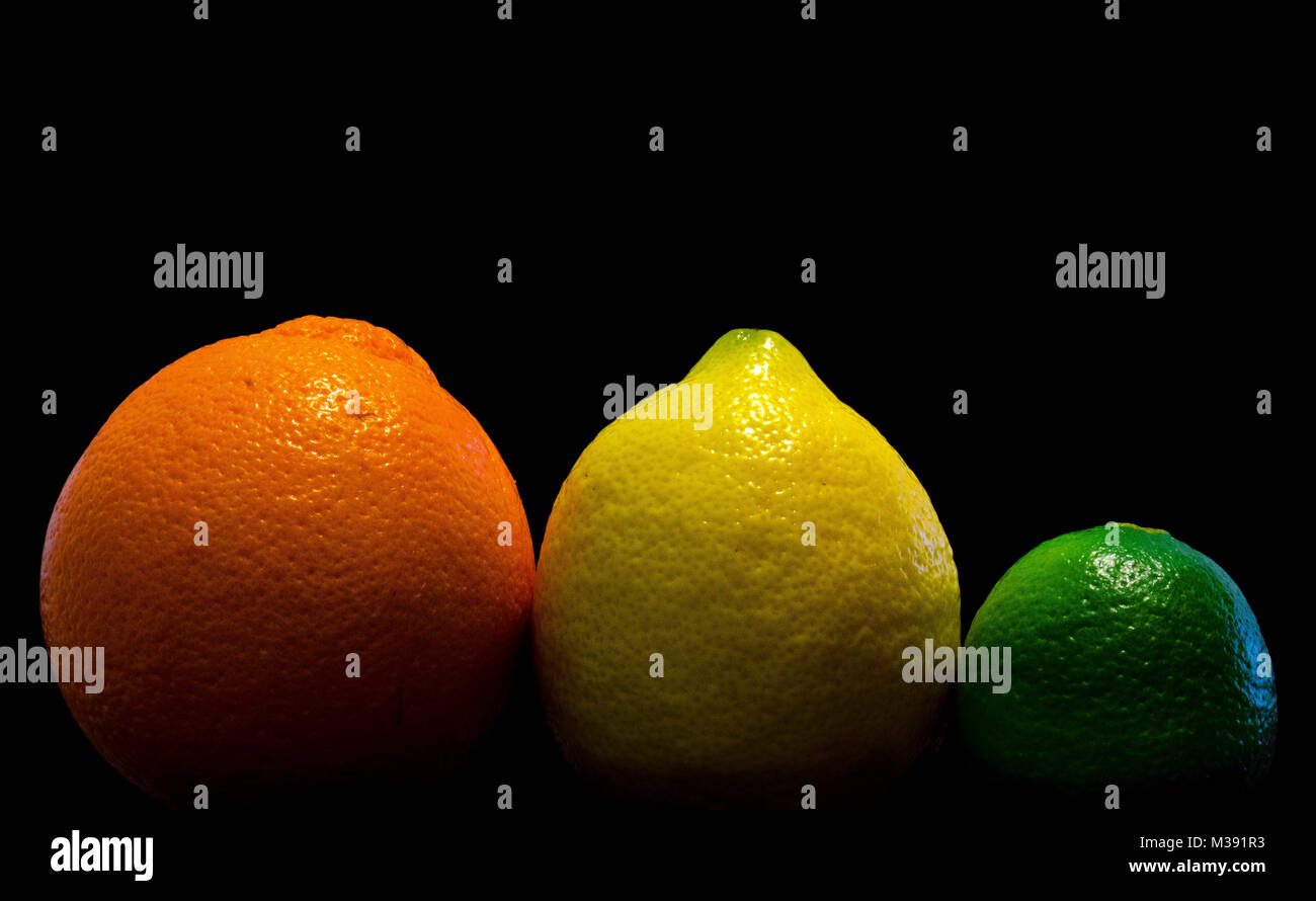 Orange Lemon Lime Stock Photo - Alamy